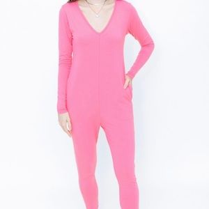 Smash & Tess Romper - Pop of Pink